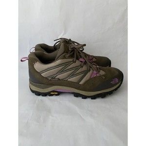 The North Face Womens Storm Hiking Shoes Boots Vibram Hydro Seal Sz 7.5 Brown